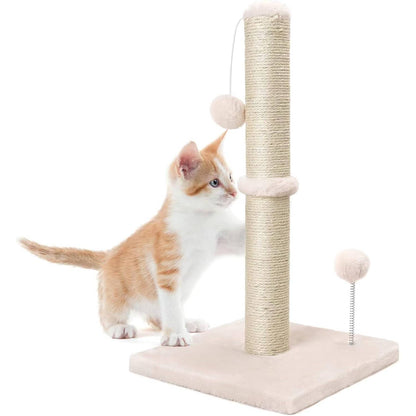 Arbre à chat pour chaton avec jouet suspendu