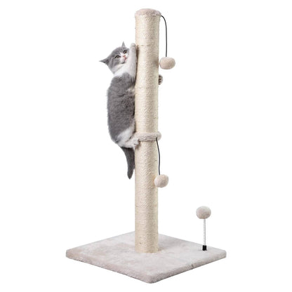 Arbre à chat pour chaton avec jouet suspendu