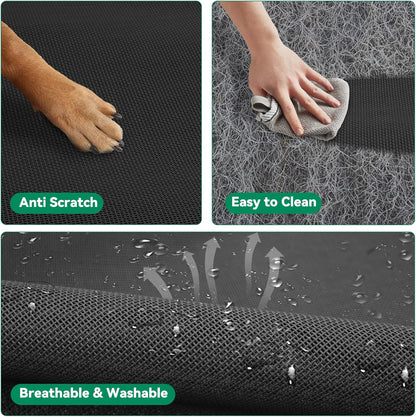 Anti-scratch mesh surface with washable and breathable design